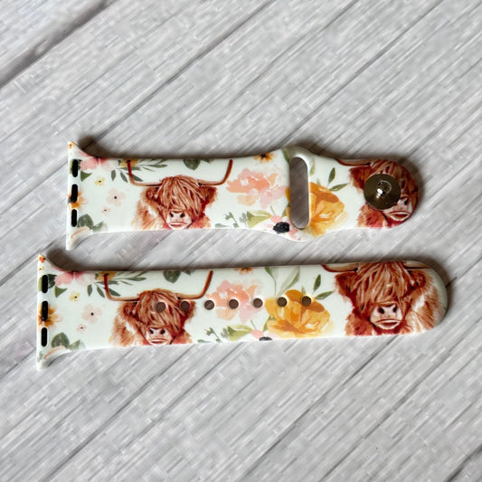 Apple Watch Band - HIGHLAND COW - The Nifty Little Finds - The Nifty Little Finds