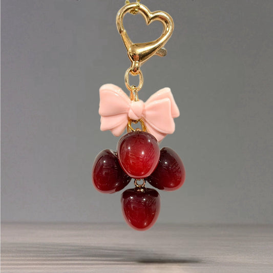 Deluxe Cherry Charm - Tumbler Handle Charm - The Nifty Little Finds - Charm - The Nifty Little Finds