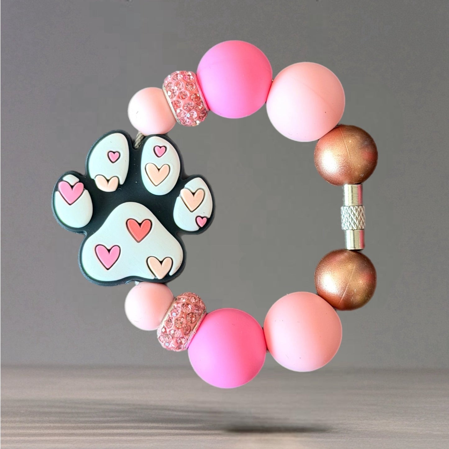 Paw Love Charm - Tumbler Handle Charm - The Nifty Little Finds - Charm - The Nifty Little Finds