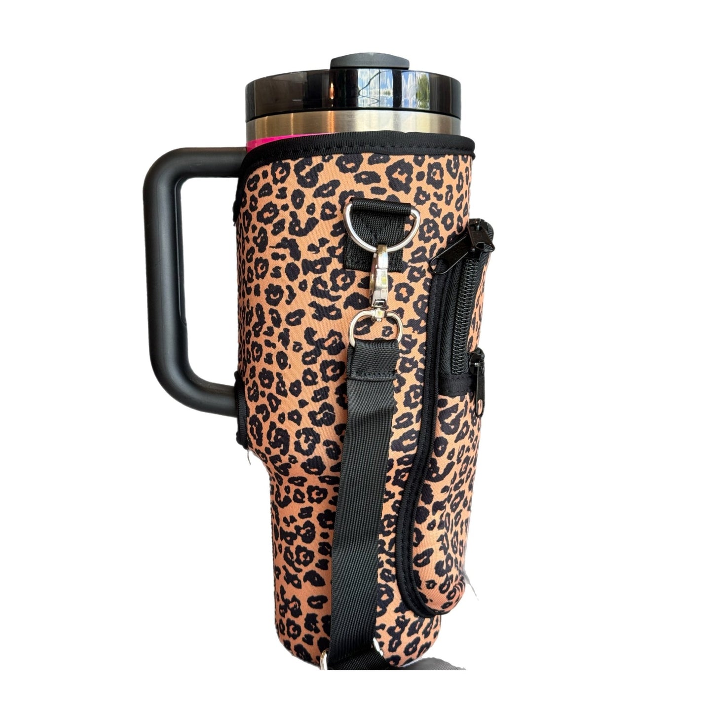 Protective Tumbler Sleeve with Sling-Neoprene - The Nifty Little Finds - The Nifty Little Finds