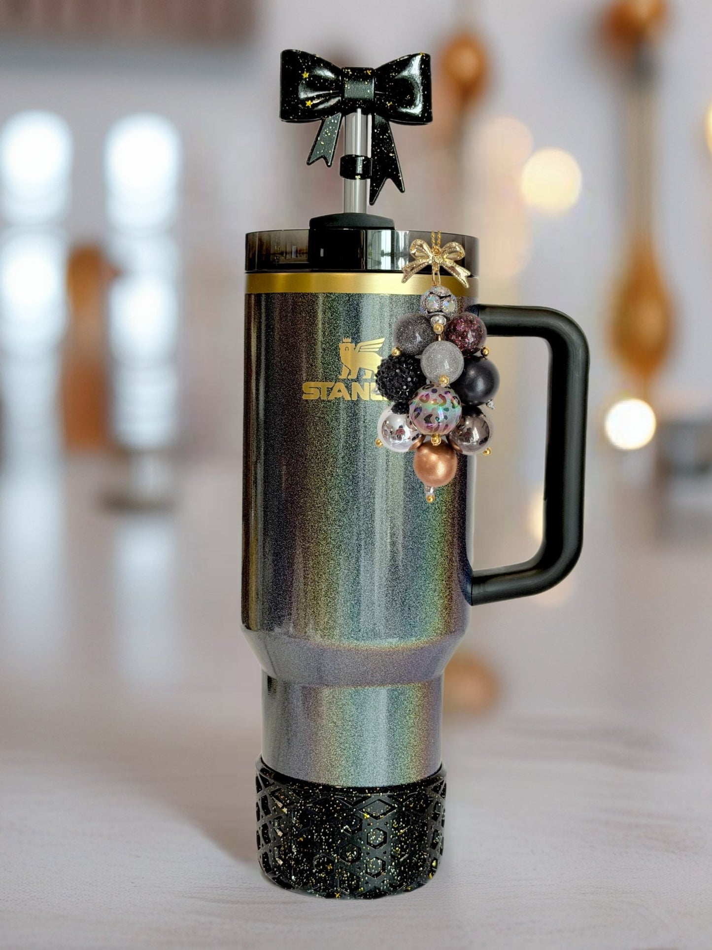 Black & Gold Glitter Waffle Boots™ - The Nifty Little Finds - Boot - The Nifty Little Finds