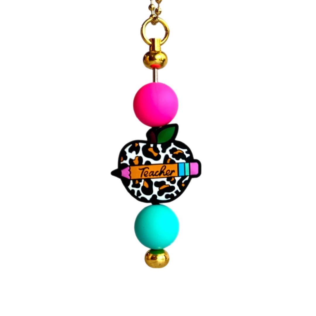 Teacher Charm - Tumbler Handle Charm - The Nifty Little Finds - Charm - The Nifty Little Finds