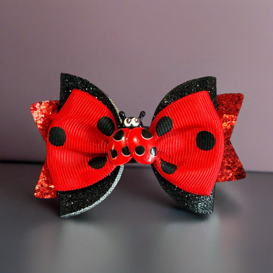 Ladybug Tumbler Bow - The Nifty Little Finds - Bow - The Nifty Little Finds
