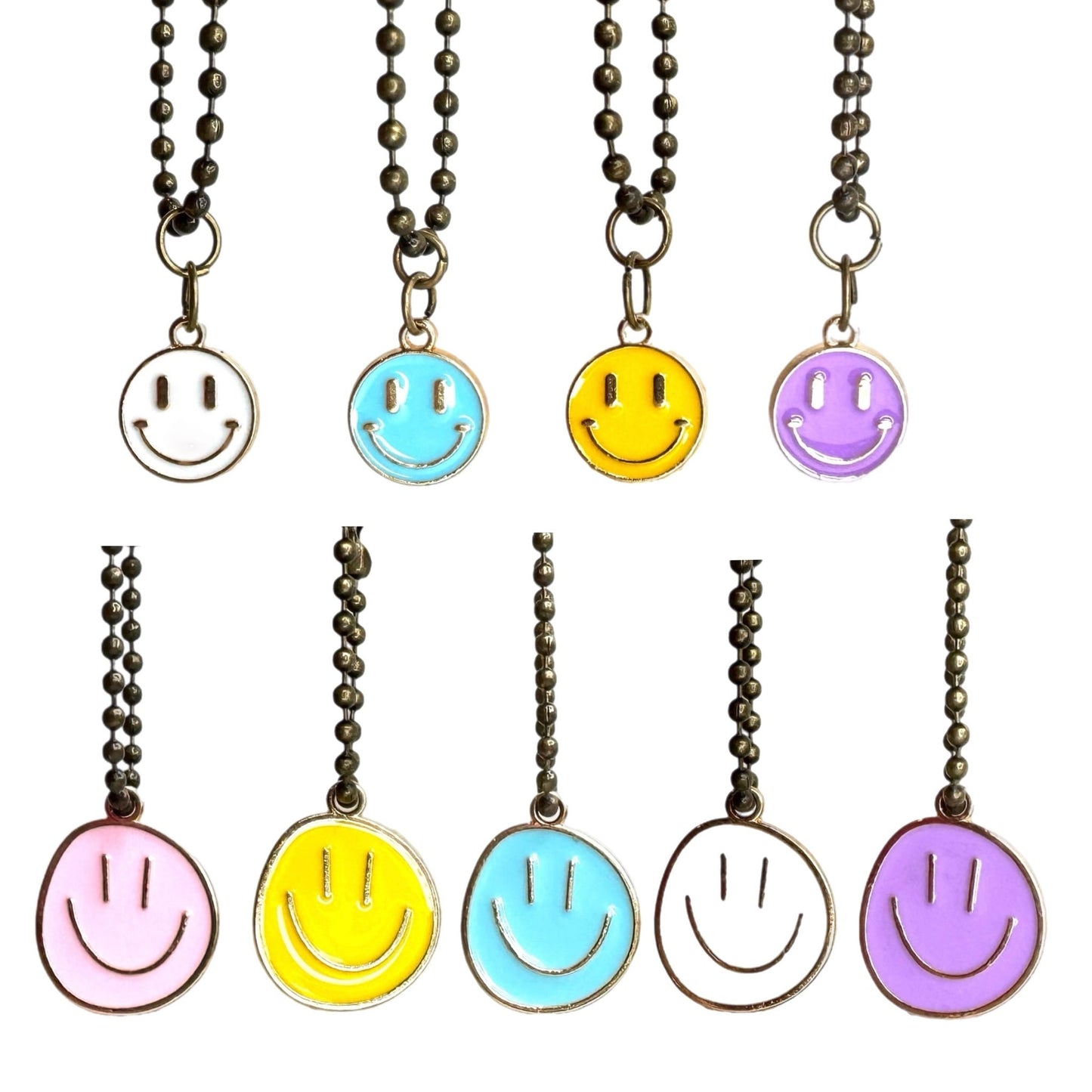 SMILEY Charm - Tumbler Handle Charm - The Nifty Little Finds - Charm - The Nifty Little Finds