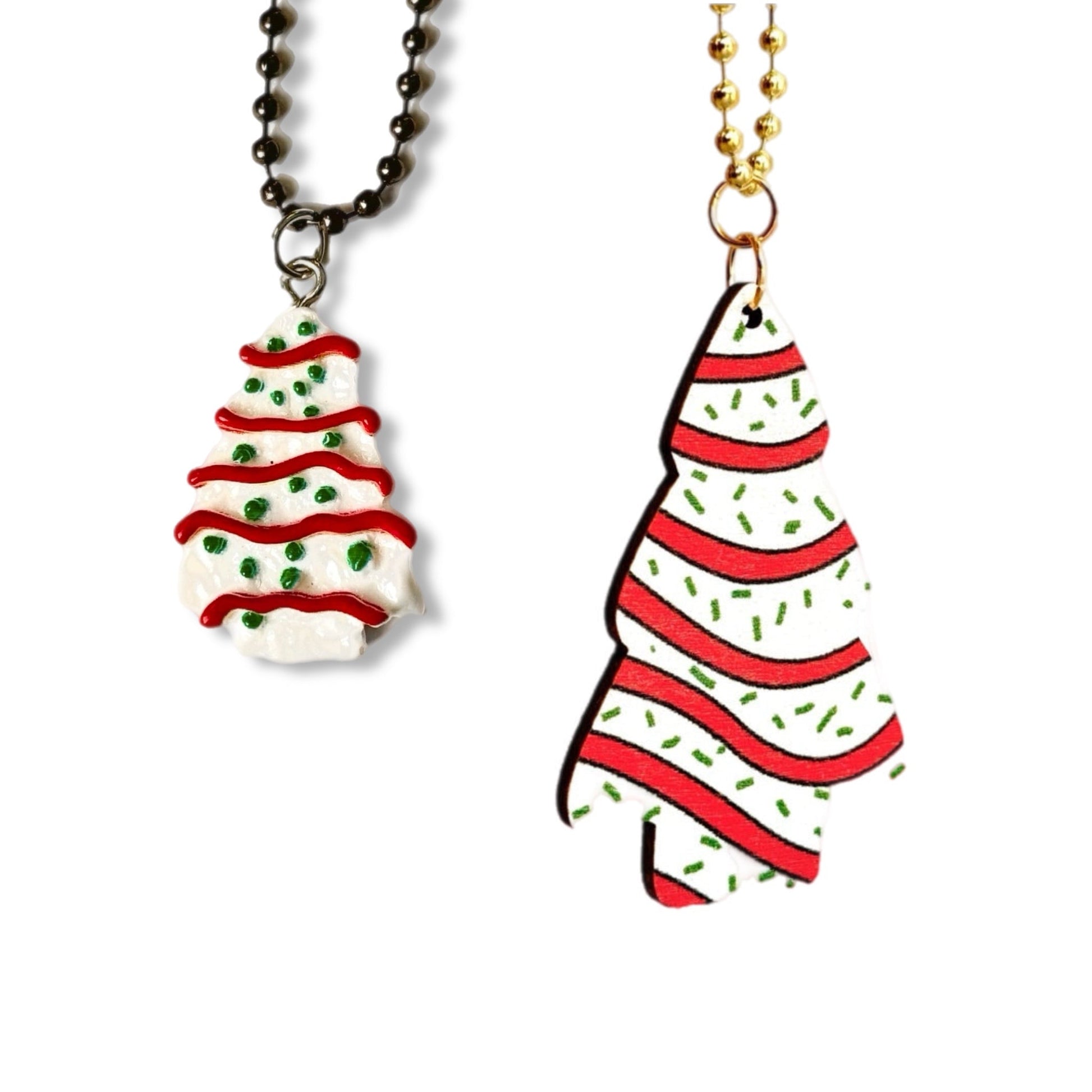 Christmas Cake Charm - Tumbler Handle Charm - The Nifty Little Finds - Charm - The Nifty Little Finds