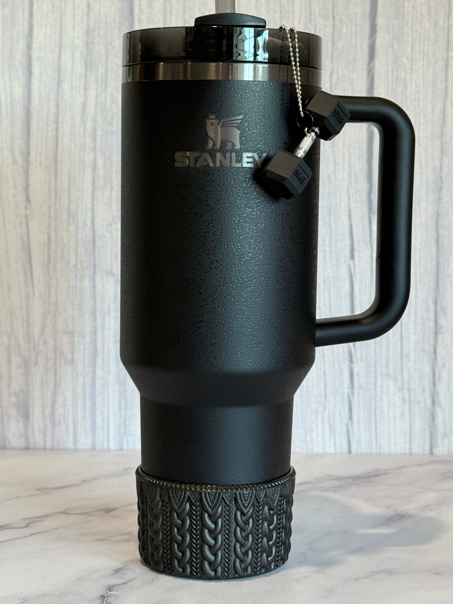Barbell Charm - Tumbler Handle Charm - The Nifty Little Finds - Charm - The Nifty Little Finds