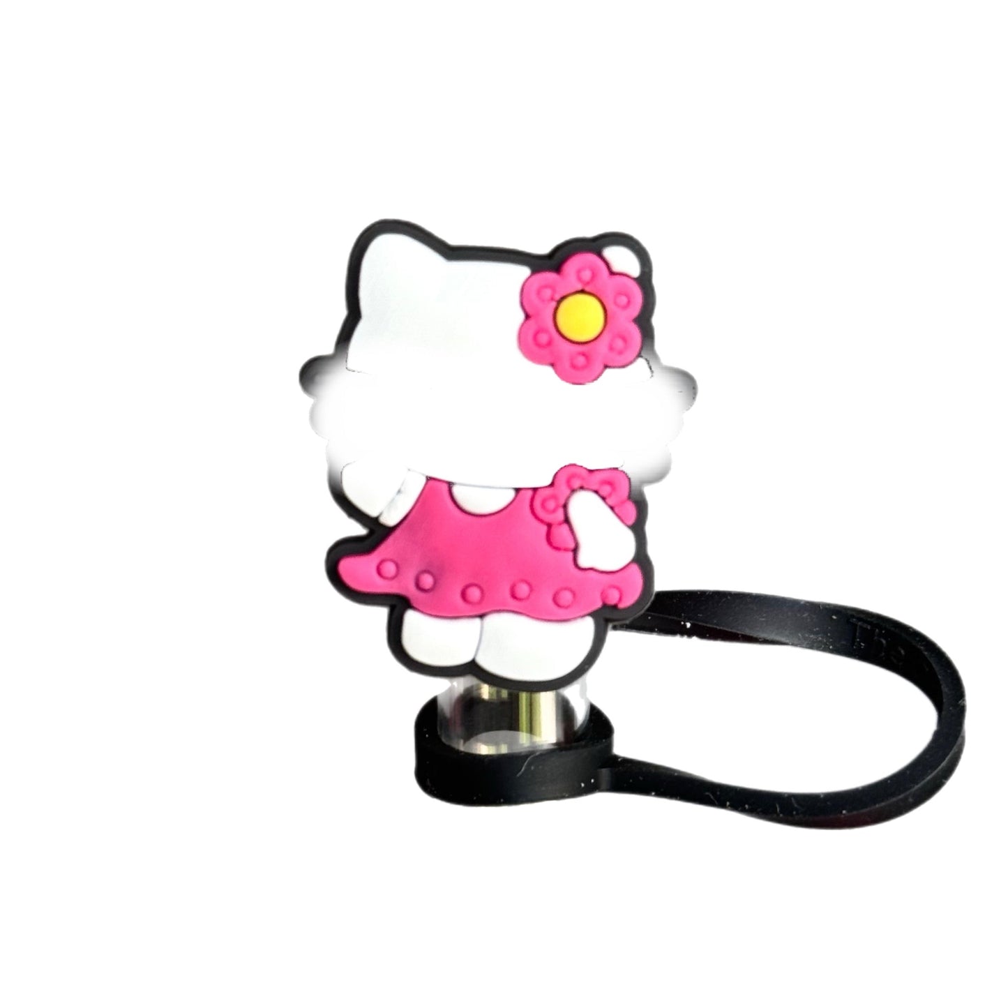 Cute Kitty Straw Topper - The Nifty Little Finds - The Nifty Little Finds