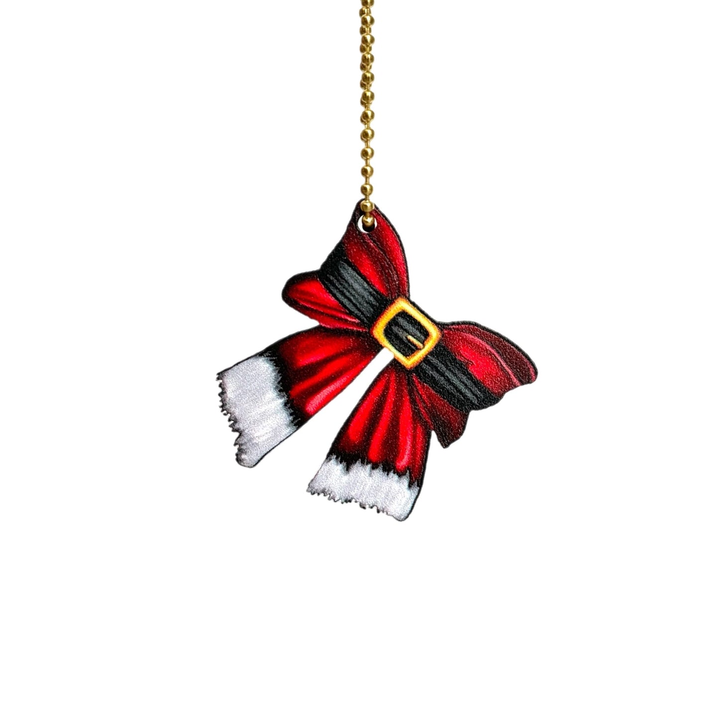 Coquette Santa Charm - Tumbler Handle Charm - The Nifty Little Finds - Charm - The Nifty Little Finds