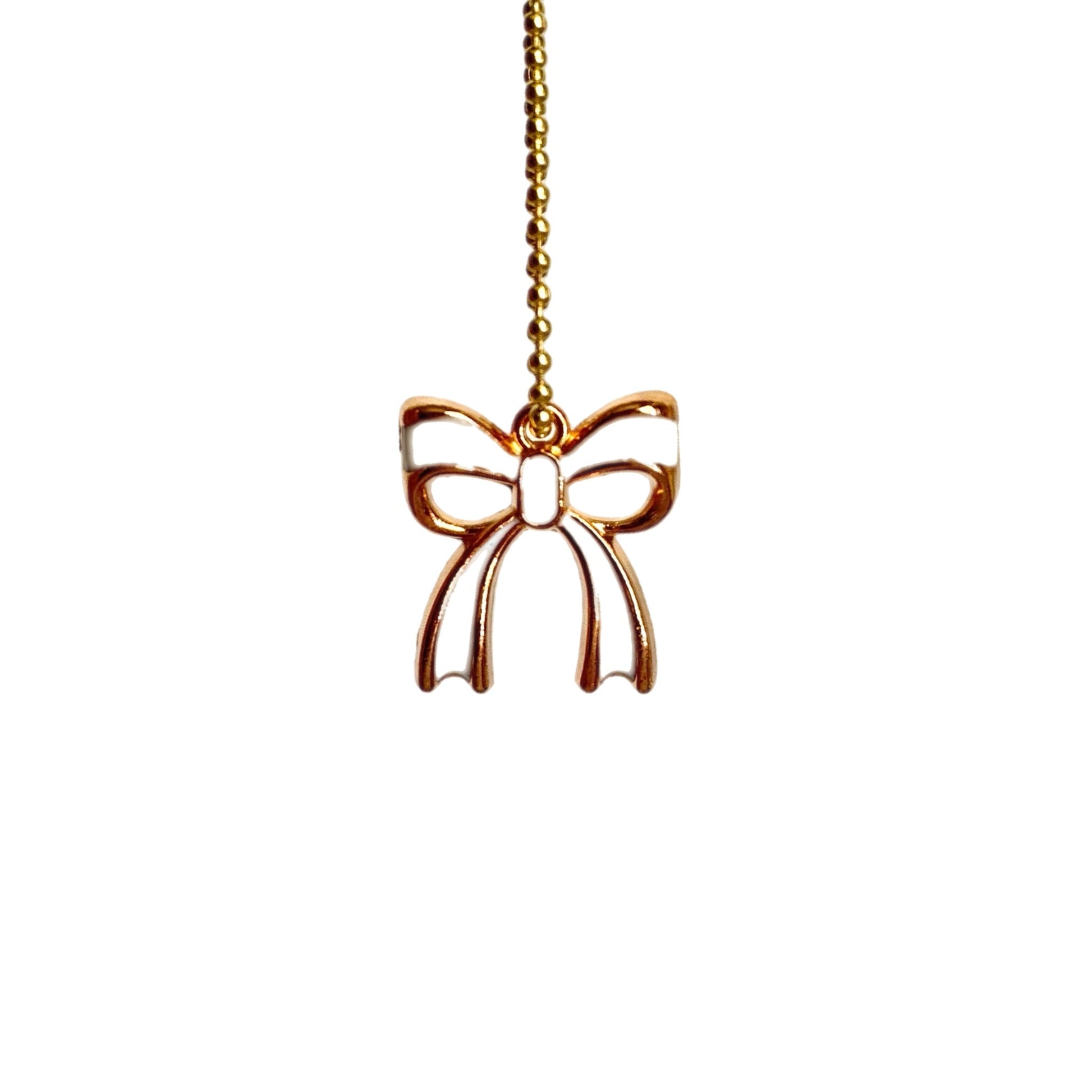 DAINTY BOW Charm - Tumbler Handle Charm - The Nifty Little Finds - Charm - The Nifty Little Finds