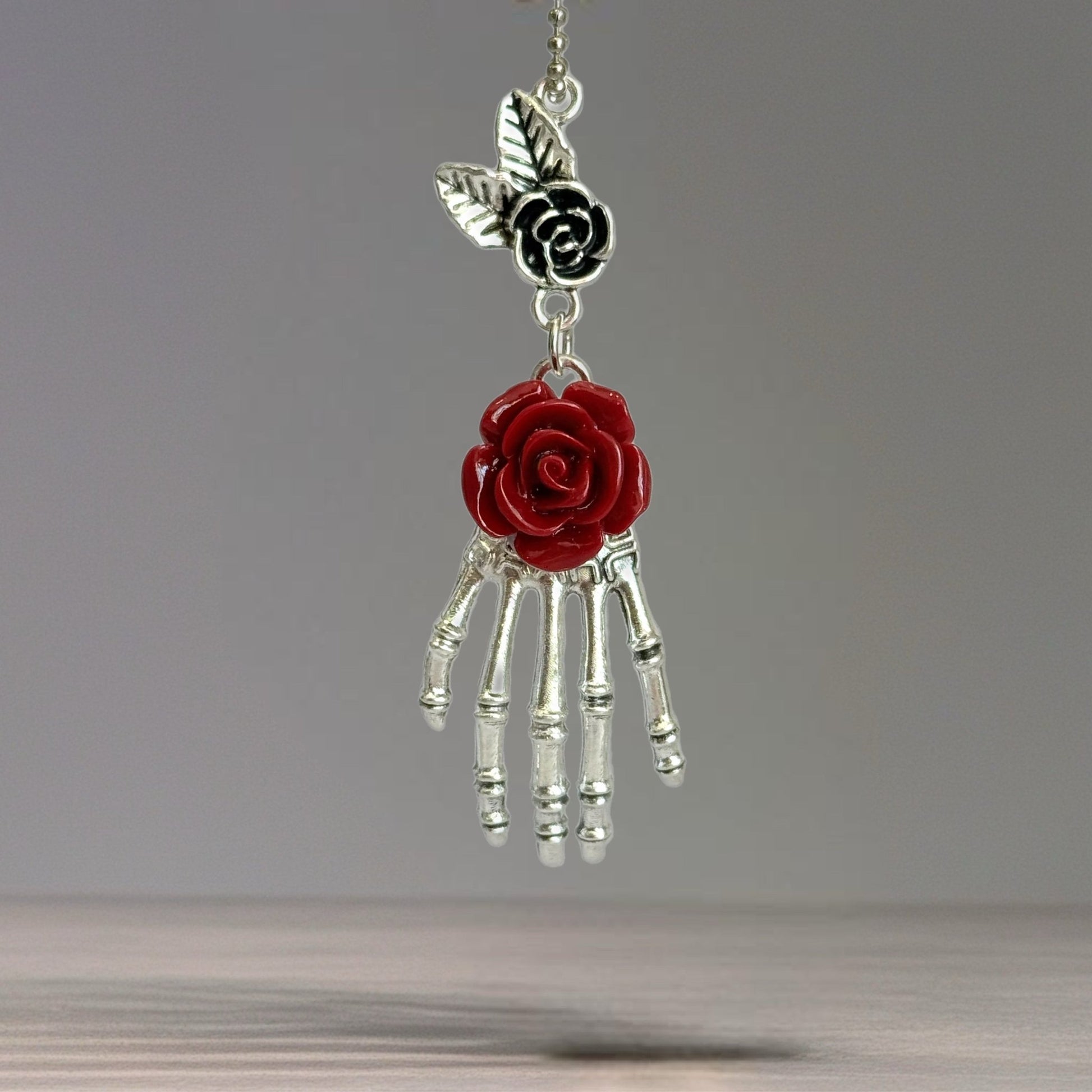 Deadly Damask Skeleton Charm - Tumbler Handle Charm - The Nifty Little Finds - Charm - The Nifty Little Finds