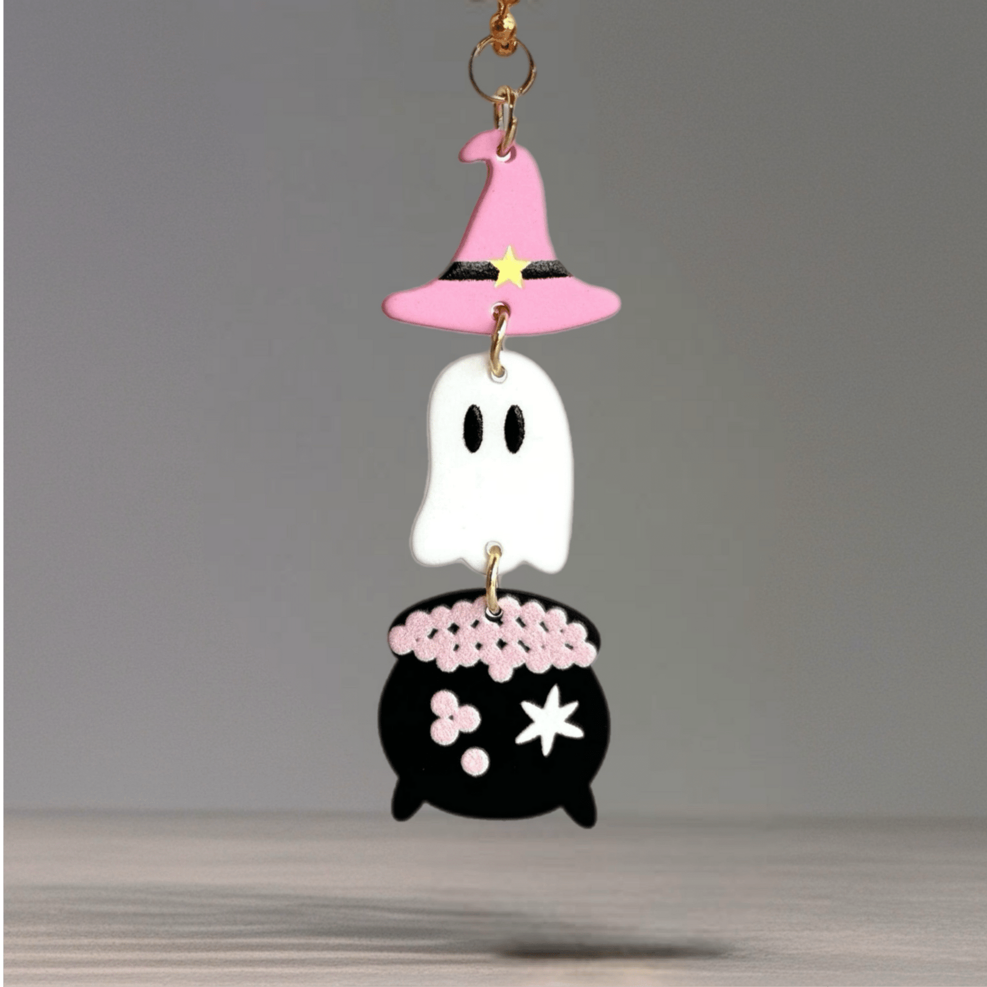 GHOST CAULDRON- Tumbler Handle Charm - The Nifty Little Finds - Charm - The Nifty Little Finds