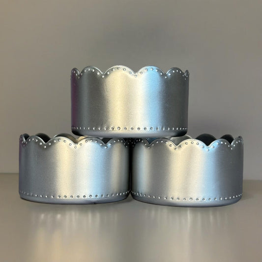 Silver Metallic Scallop Boot - The Nifty Little Finds - Boot - The Nifty Little Finds