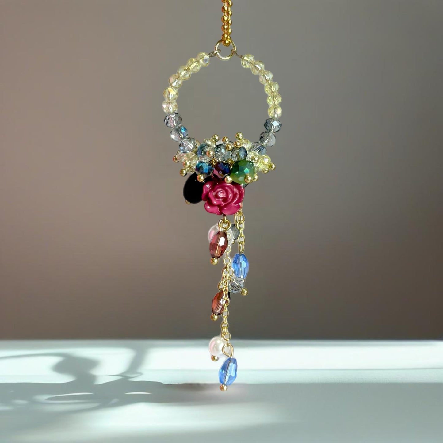 Fancy Floral Charm - Tumbler Handle Charm - The Nifty Little Finds - Charm - The Nifty Little Finds