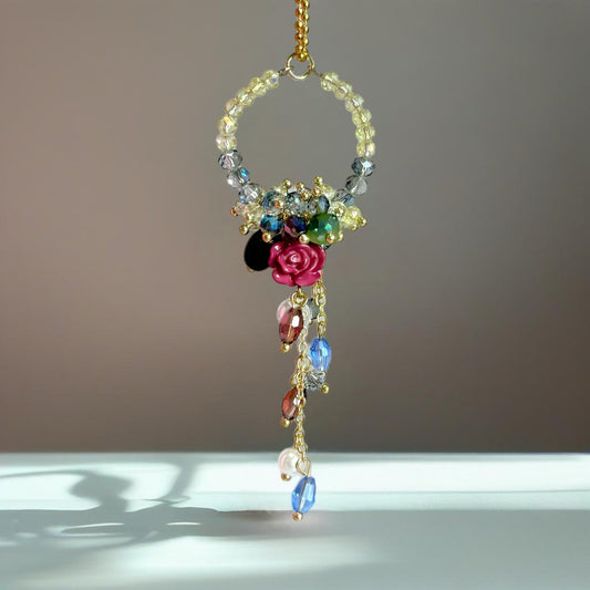 Fancy Floral Charm - Tumbler Handle Charm - The Nifty Little Finds - Charm - The Nifty Little Finds