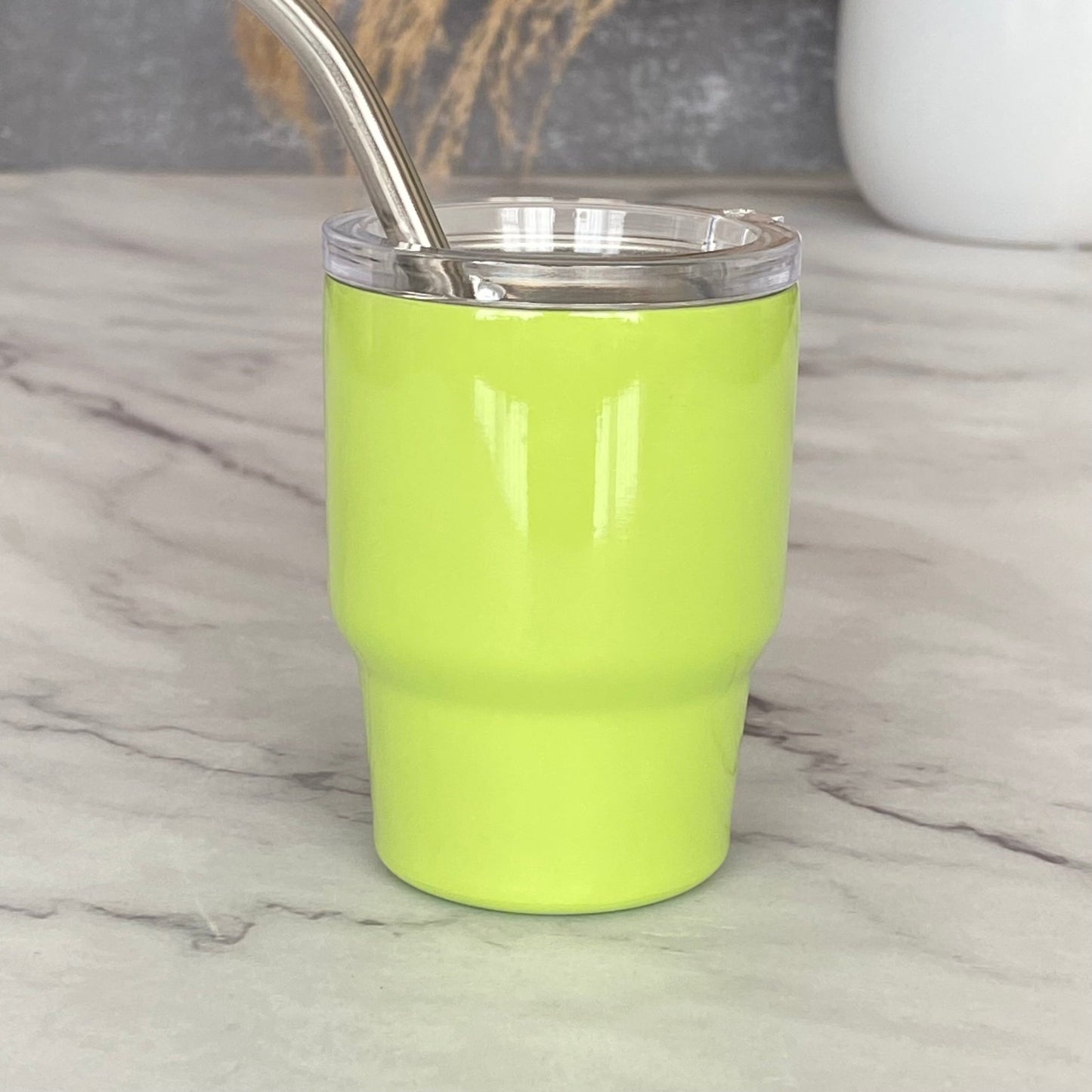 Mini Stainless Steel Tumbler with Straw - The Nifty Little Finds - The Nifty Little Finds