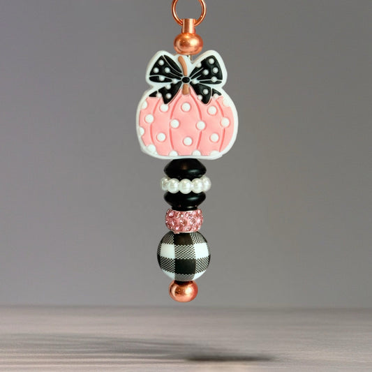 Pink Pumpkin Patch Bar Charm - Tumbler Handle Charm - The Nifty Little Finds - Charm - The Nifty Little Finds