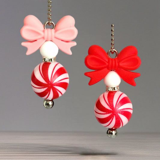 Peppermint Mini Bauble Charm - Tumbler Handle Charm - The Nifty Little Finds - Bauble - The Nifty Little Finds