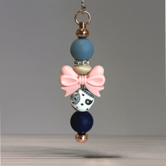 Pink Stitch Bar Charm - Tumbler Handle Charm - The Nifty Little Finds - Charm - The Nifty Little Finds