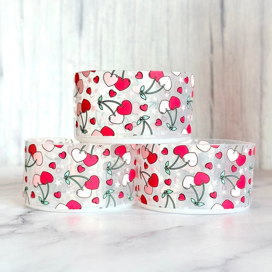 Clear Cherry Love Boot Red pink - The Nifty Little Finds - Boot - The Nifty Little Finds
