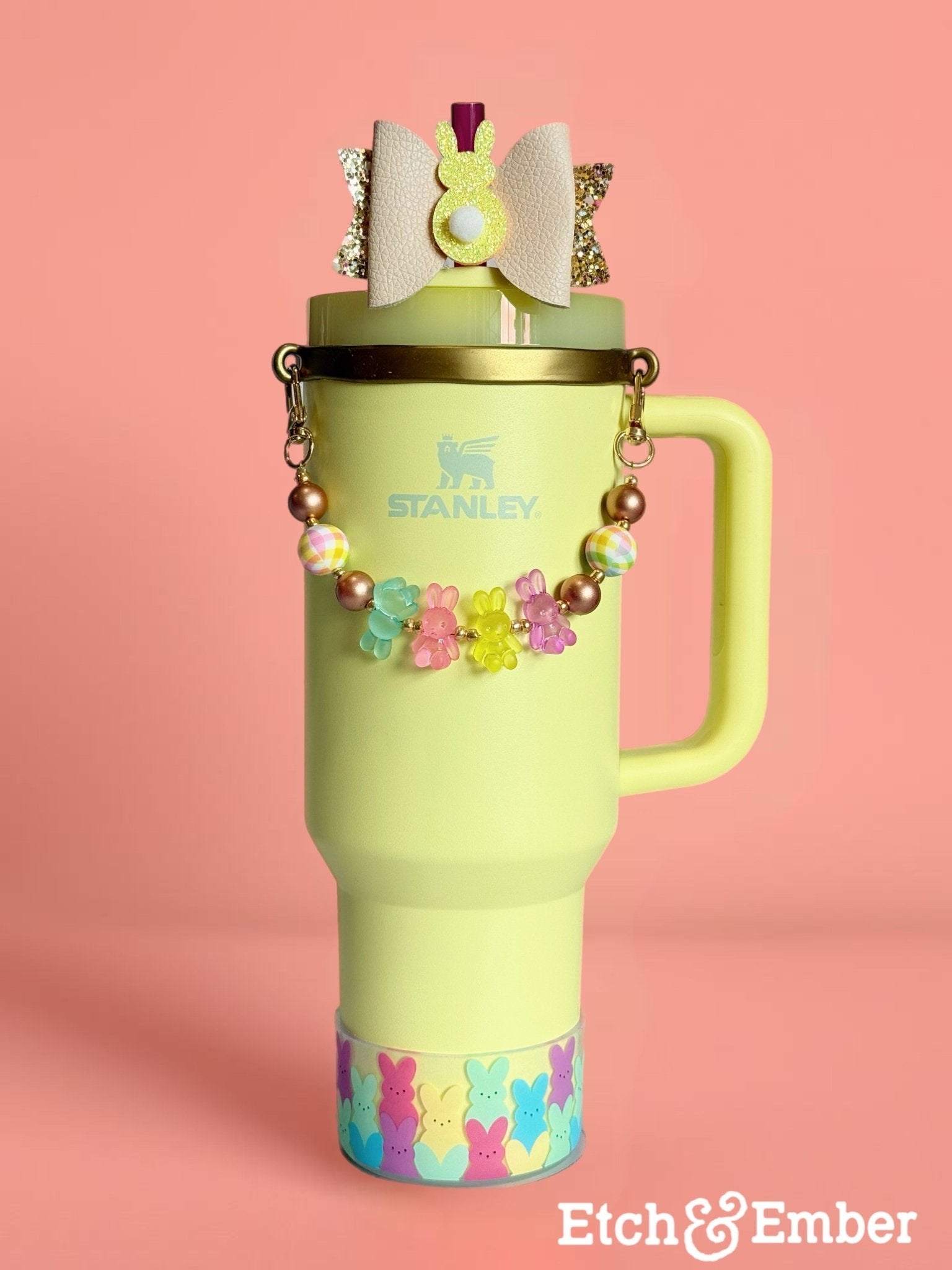 Yellow Peeps Tumbler Bow - The Nifty Little Finds - Bow - The Nifty Little Finds