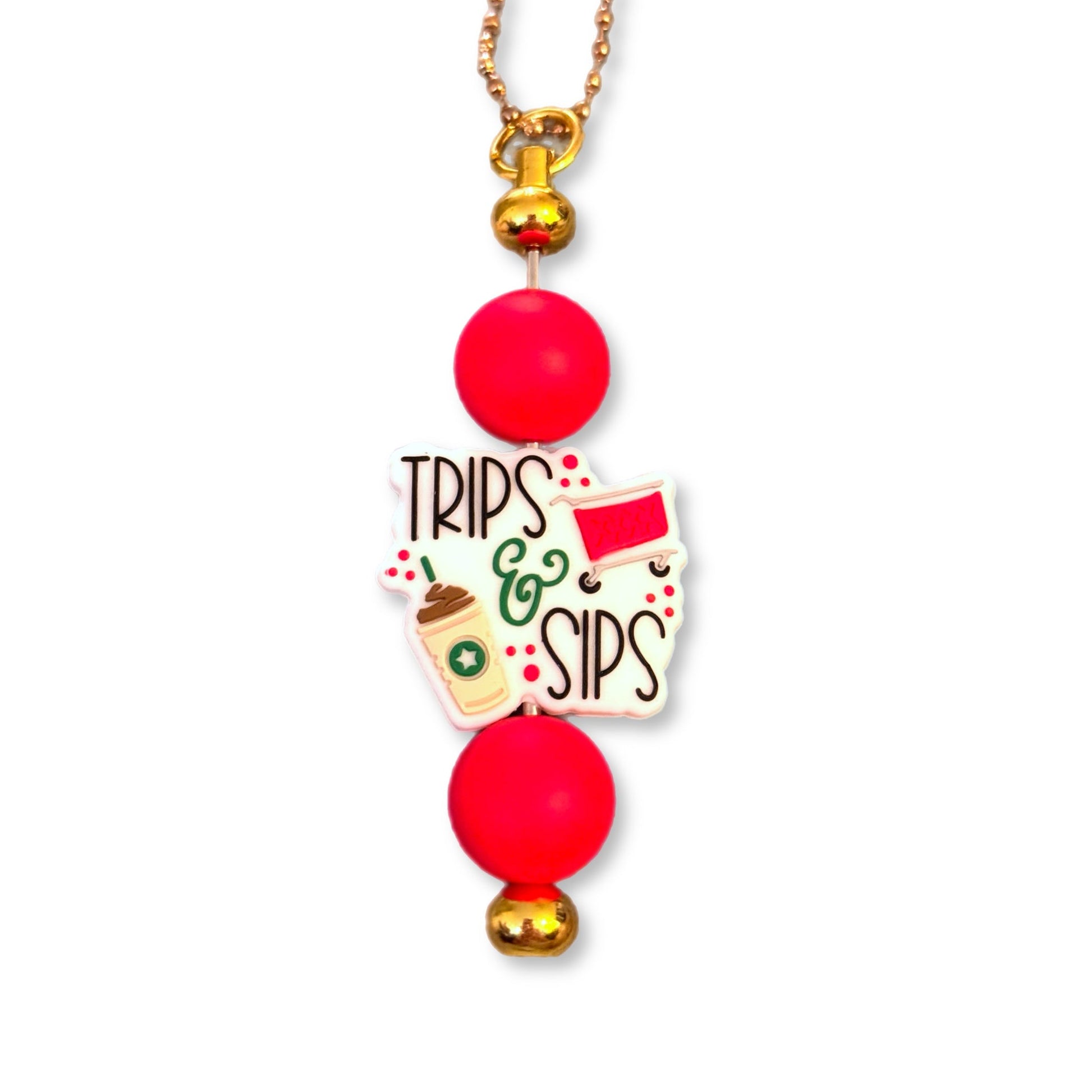 Sips ‘n Trips Bar Charm - Tumbler Handle Charm - The Nifty Little Finds - Charm - The Nifty Little Finds