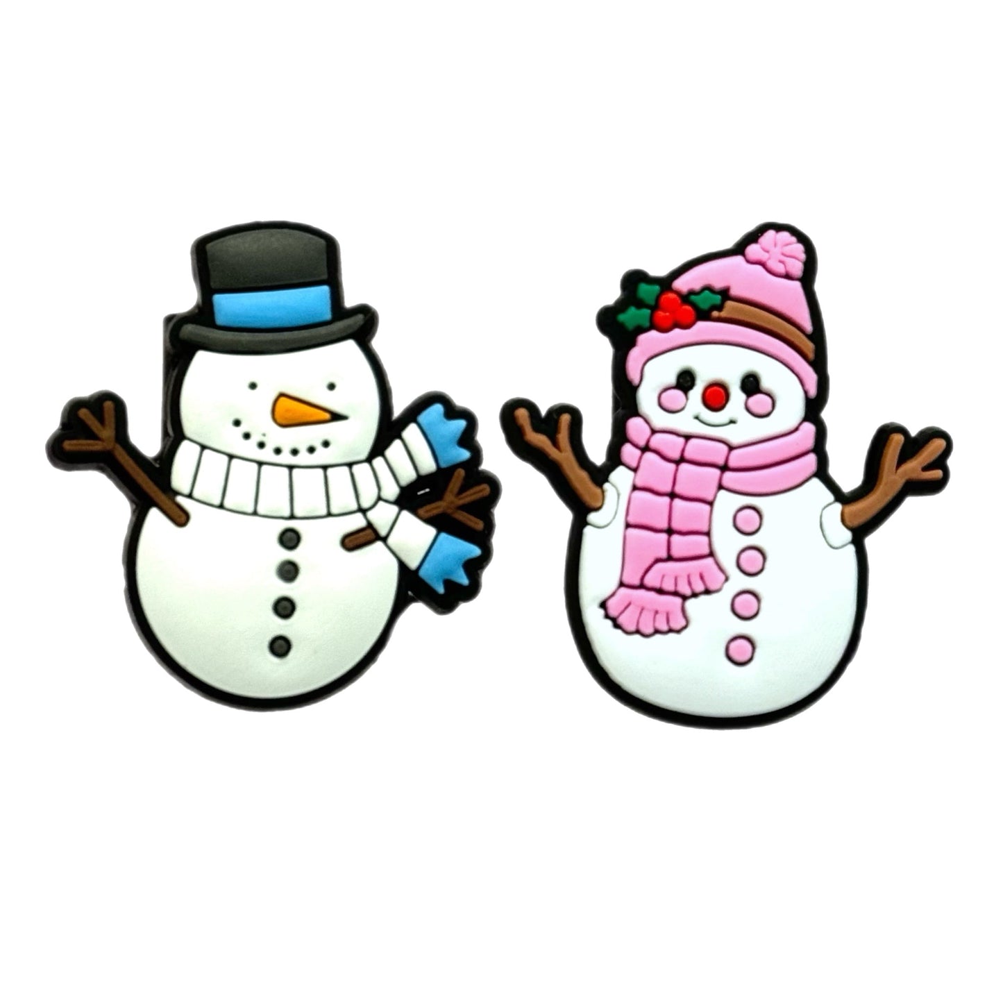 SNOWMAN Straw Toppers - The Nifty Little Finds - The Nifty Little Finds