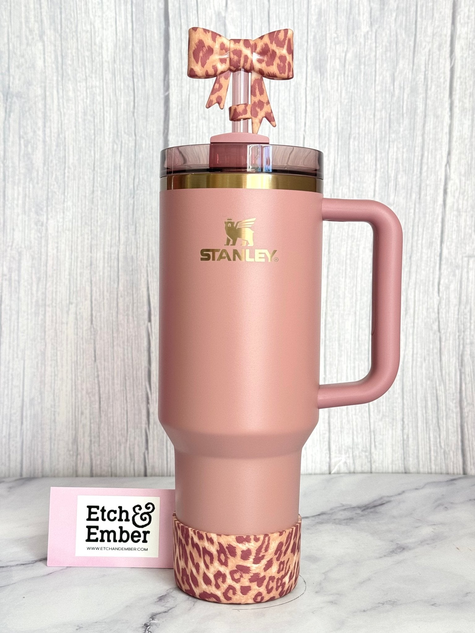 Pink Leopard Smooth Boot *Hydroprint* - The Nifty Little Finds - Boot - The Nifty Little Finds