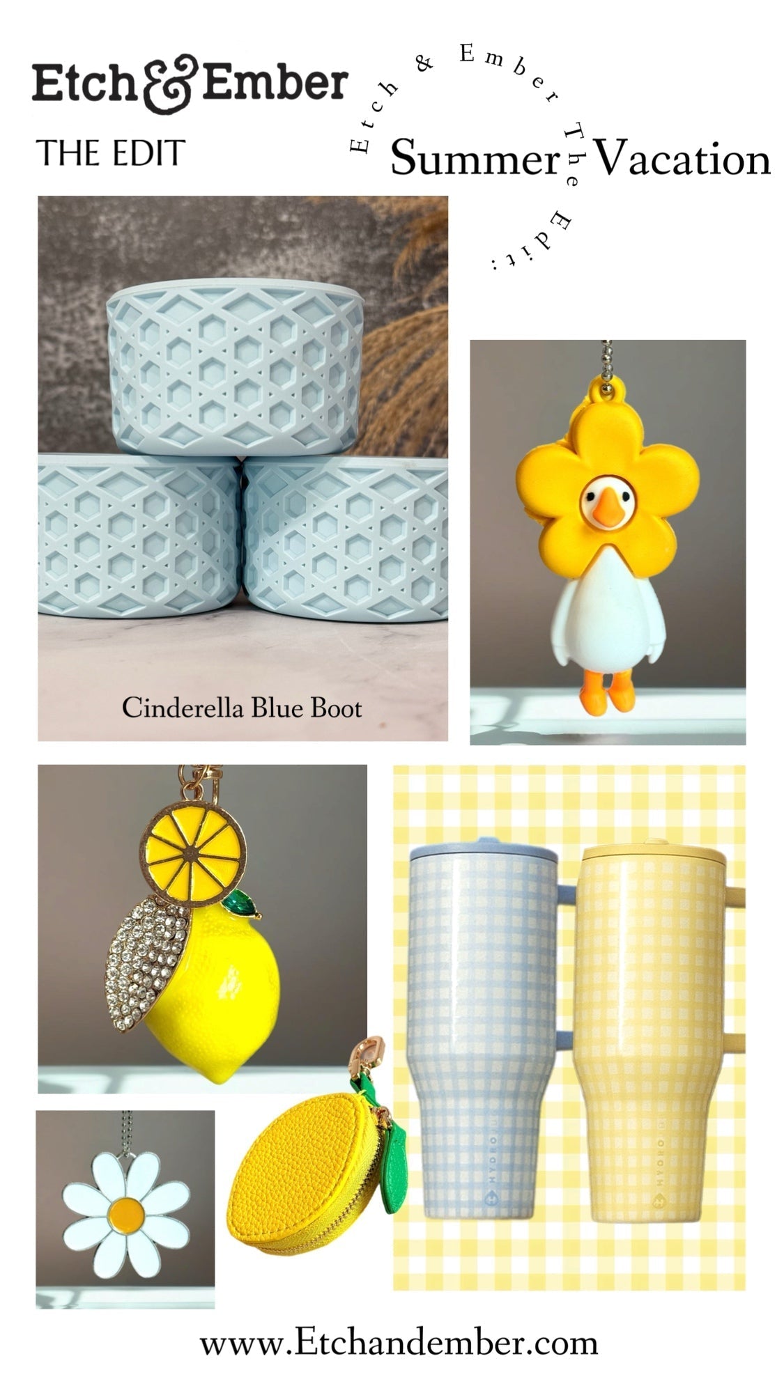 Daisy Charm - Tumbler Handle Charm - The Nifty Little Finds - Charm - The Nifty Little Finds