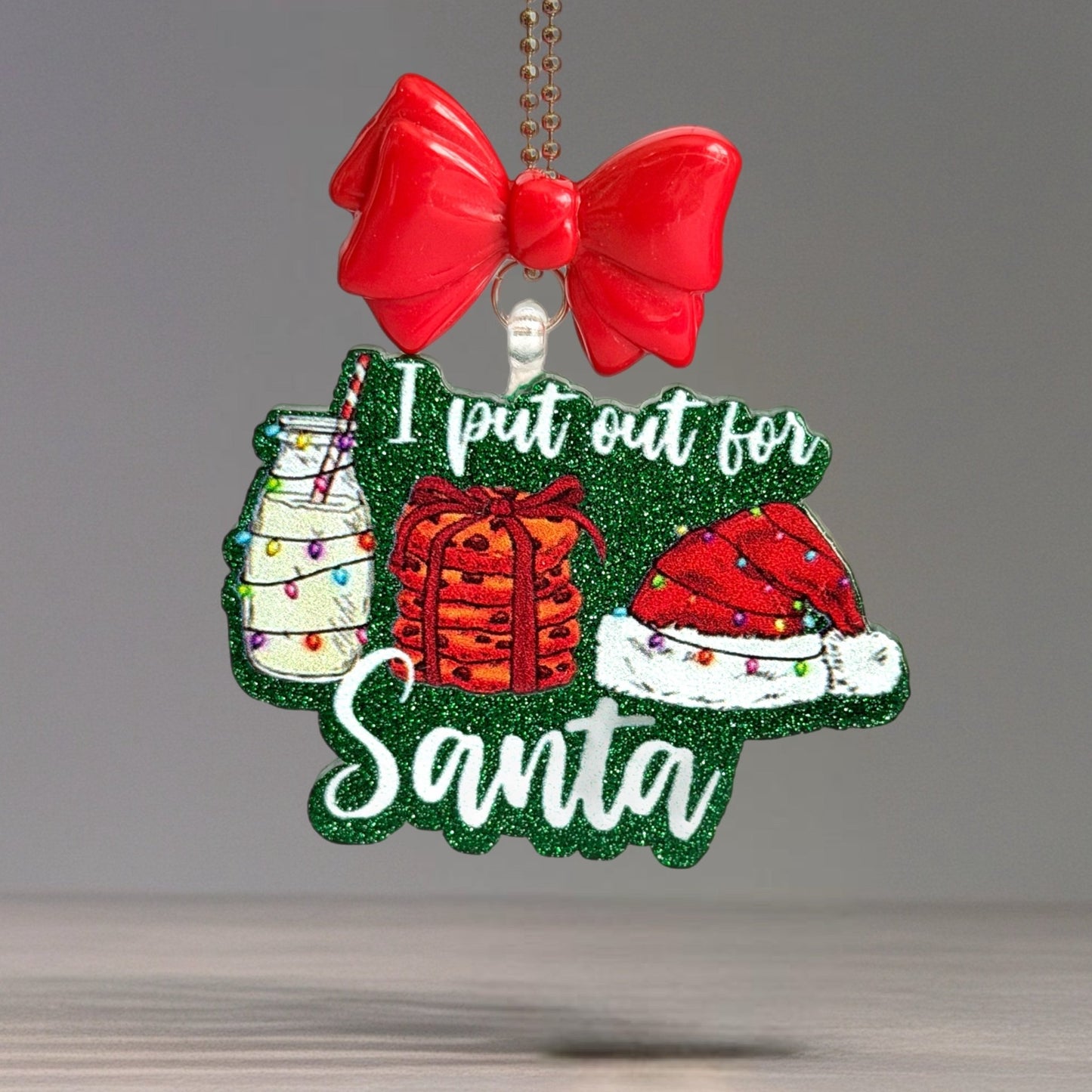 I put out for Santa Charm - Tumbler Handle Charm - The Nifty Little Finds - Charm - The Nifty Little Finds