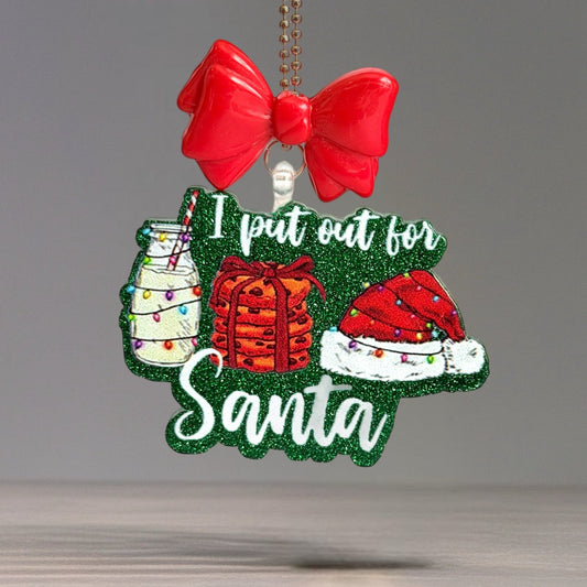 I put out for Santa Charm - Tumbler Handle Charm - The Nifty Little Finds - Charm - The Nifty Little Finds