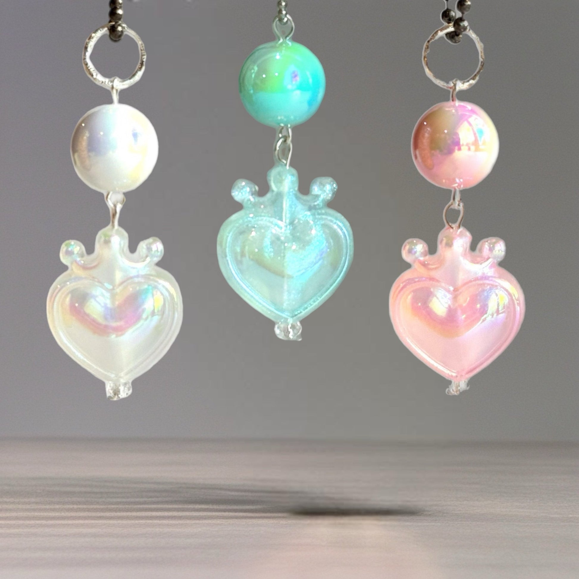Fancy Crowned Heart Charms- Tumbler Handle Charm - The Nifty Little Finds - Charm - The Nifty Little Finds