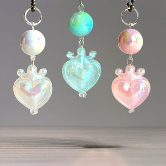Fancy Crowned Heart Charms- Tumbler Handle Charm - The Nifty Little Finds - Charm - The Nifty Little Finds