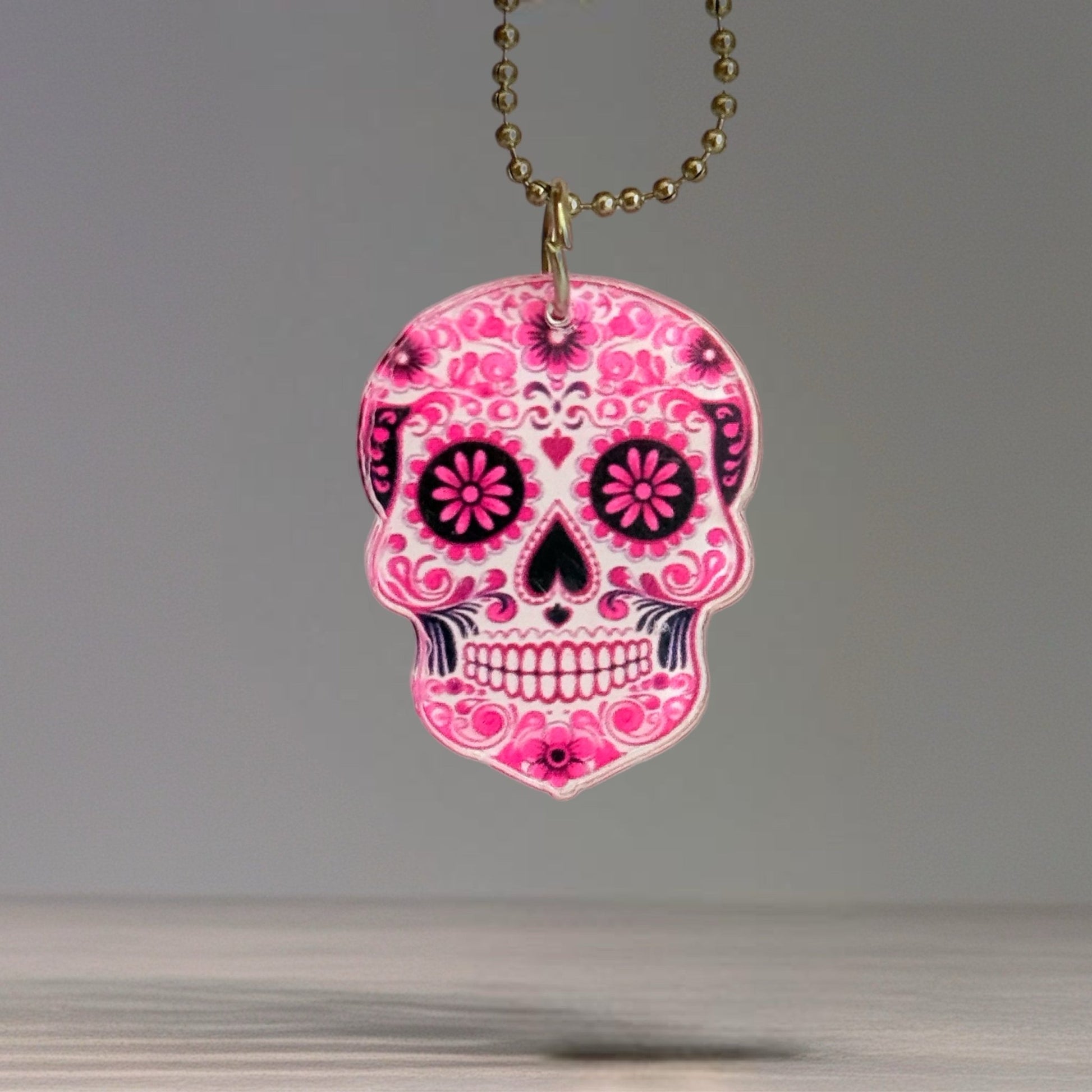 Sugar Skull Skeleton Charm - Tumbler Handle Charm - The Nifty Little Finds - Charm - The Nifty Little Finds