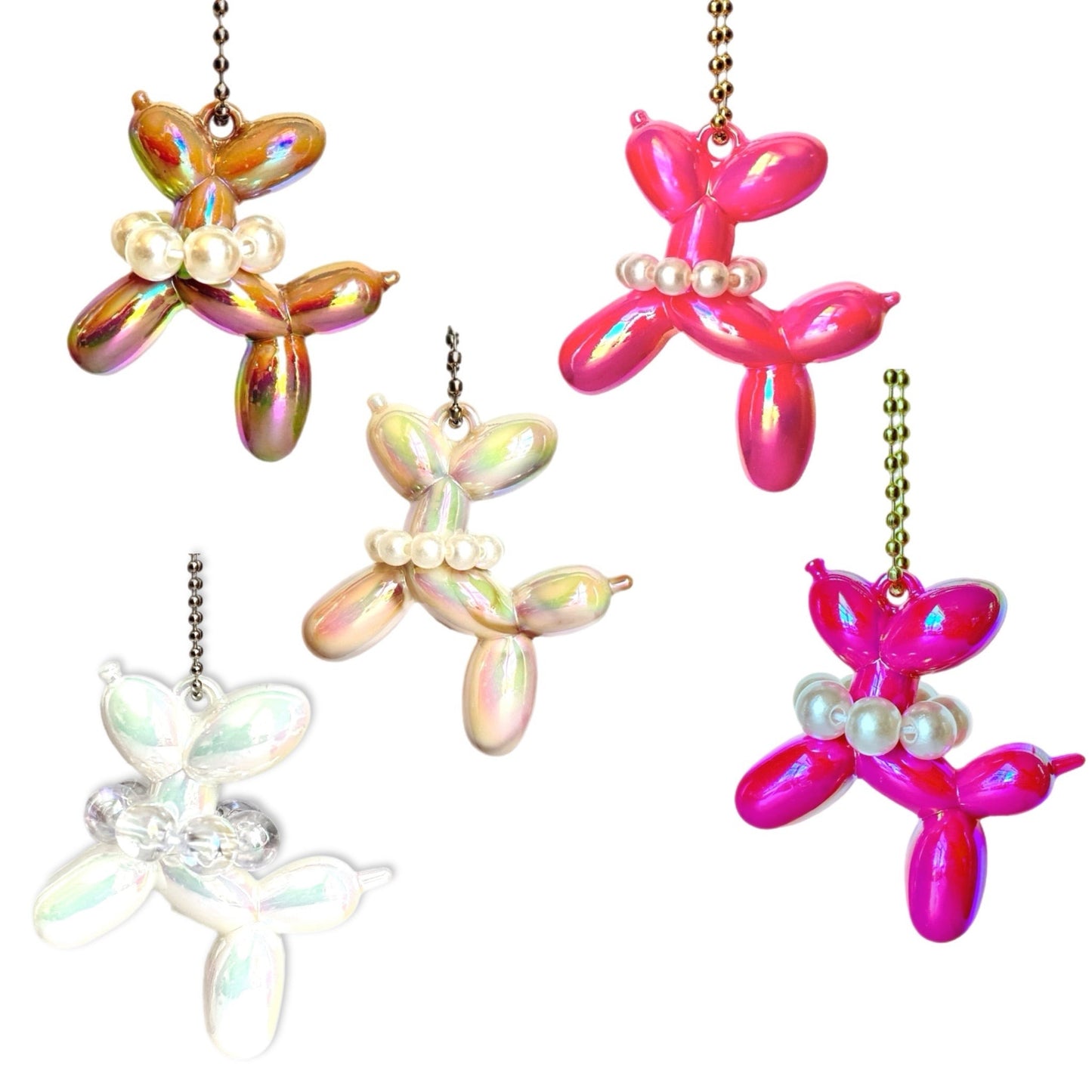 Fancy Balloon Dog Charm - Tumbler Handle Charm - The Nifty Little Finds - Charm - The Nifty Little Finds
