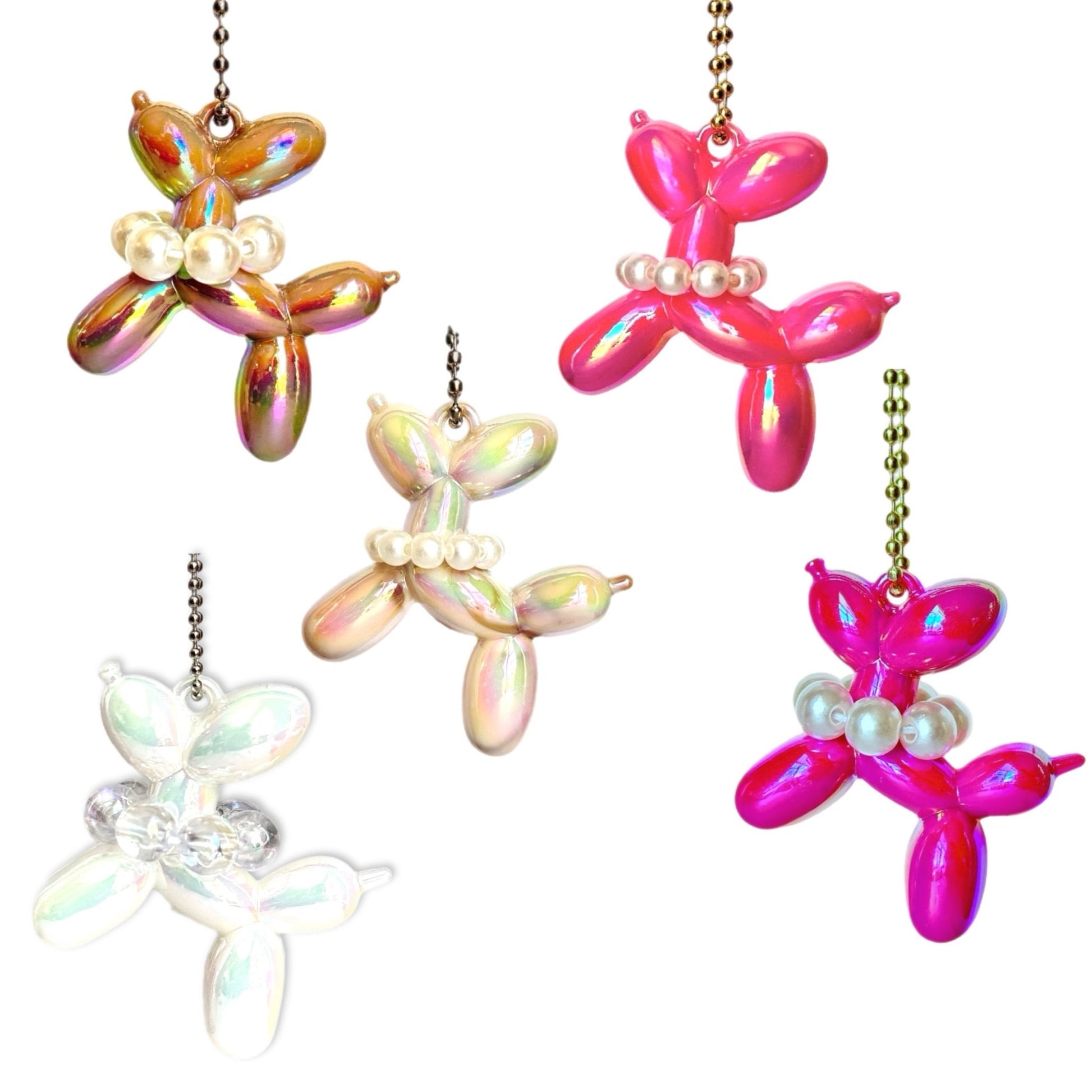 Fancy Balloon Dog Charm - Tumbler Handle Charm - The Nifty Little Finds - Charm - The Nifty Little Finds