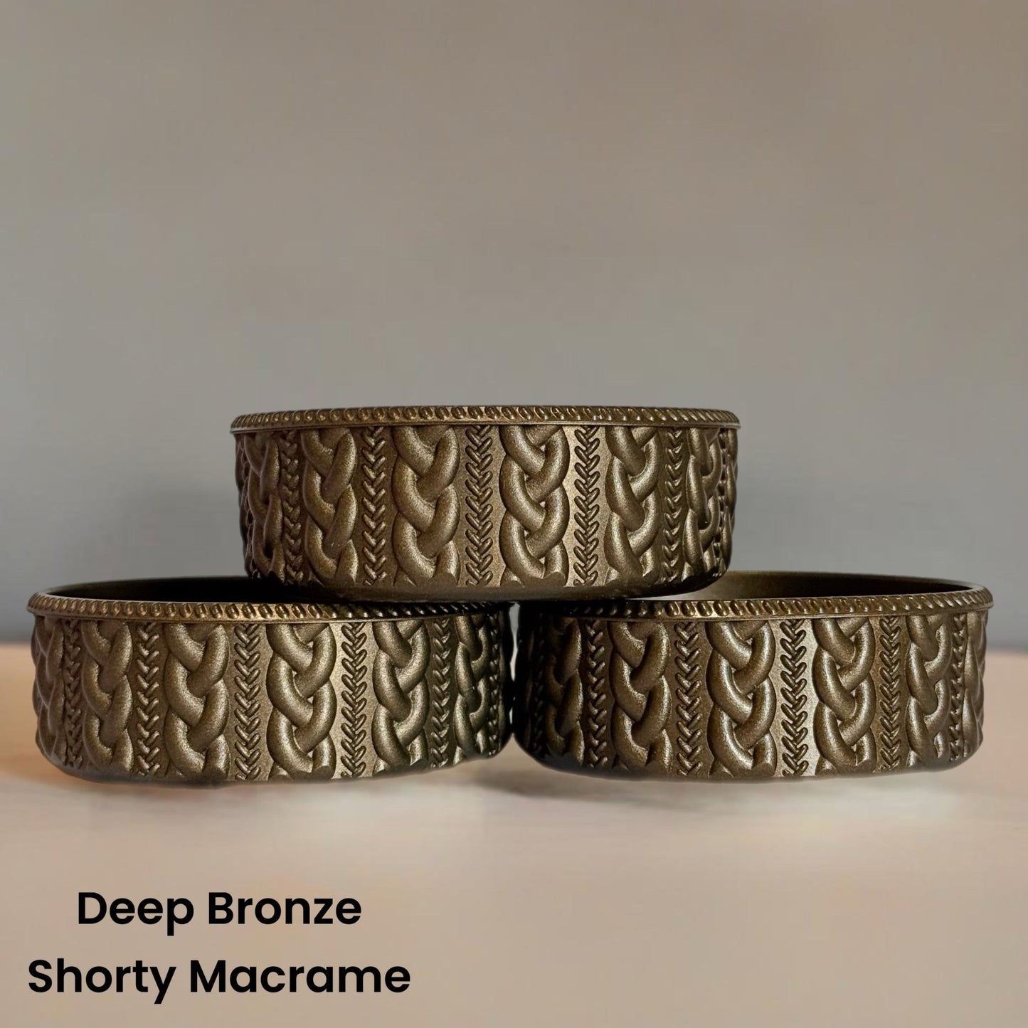 Deep Bronze Shorty Macrame Boot - The Nifty Little Finds - Boot - The Nifty Little Finds