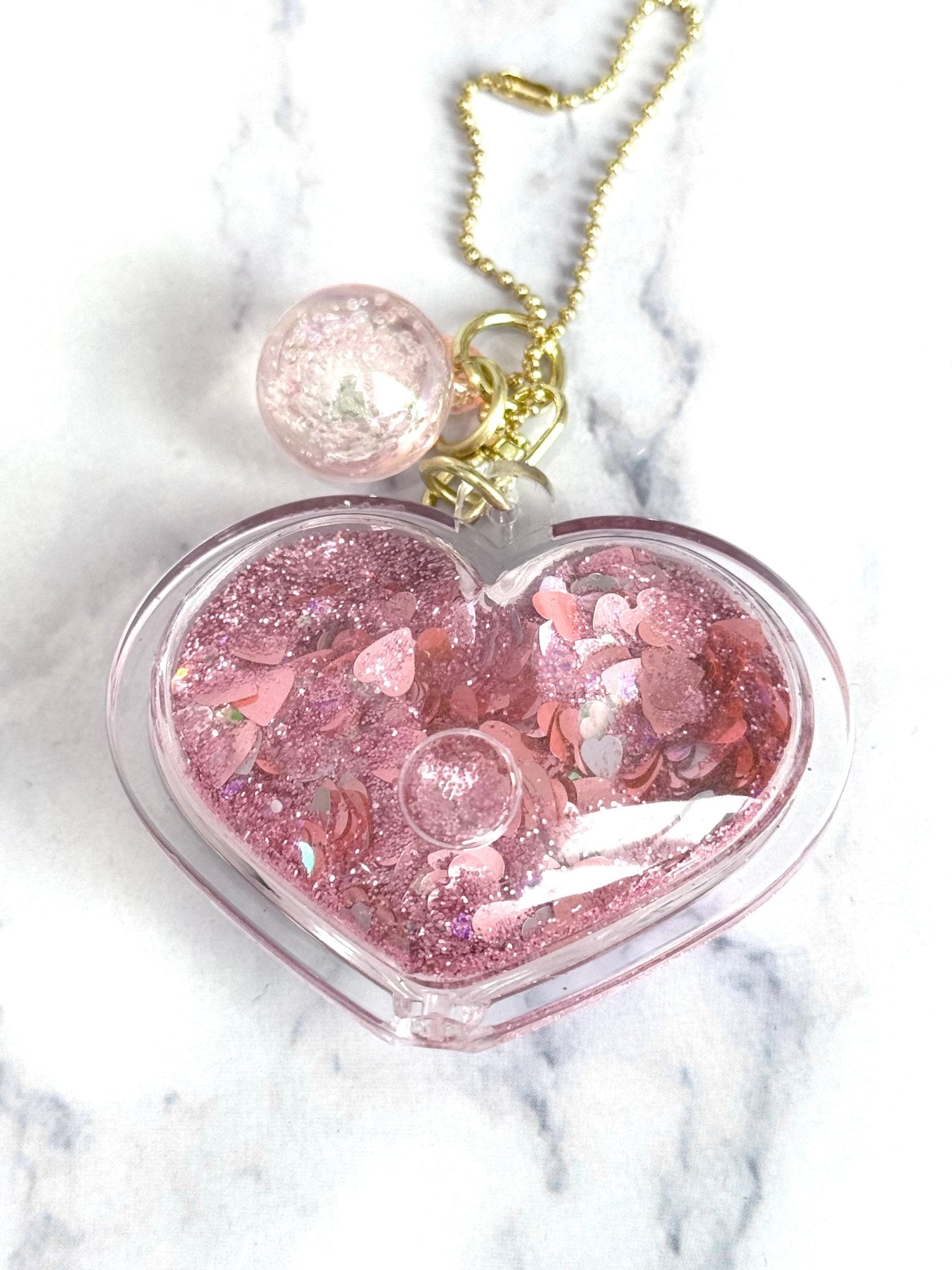 Large Bubble Heart Charm - Tumbler Handle Charm - The Nifty Little Finds - Charm - The Nifty Little Finds