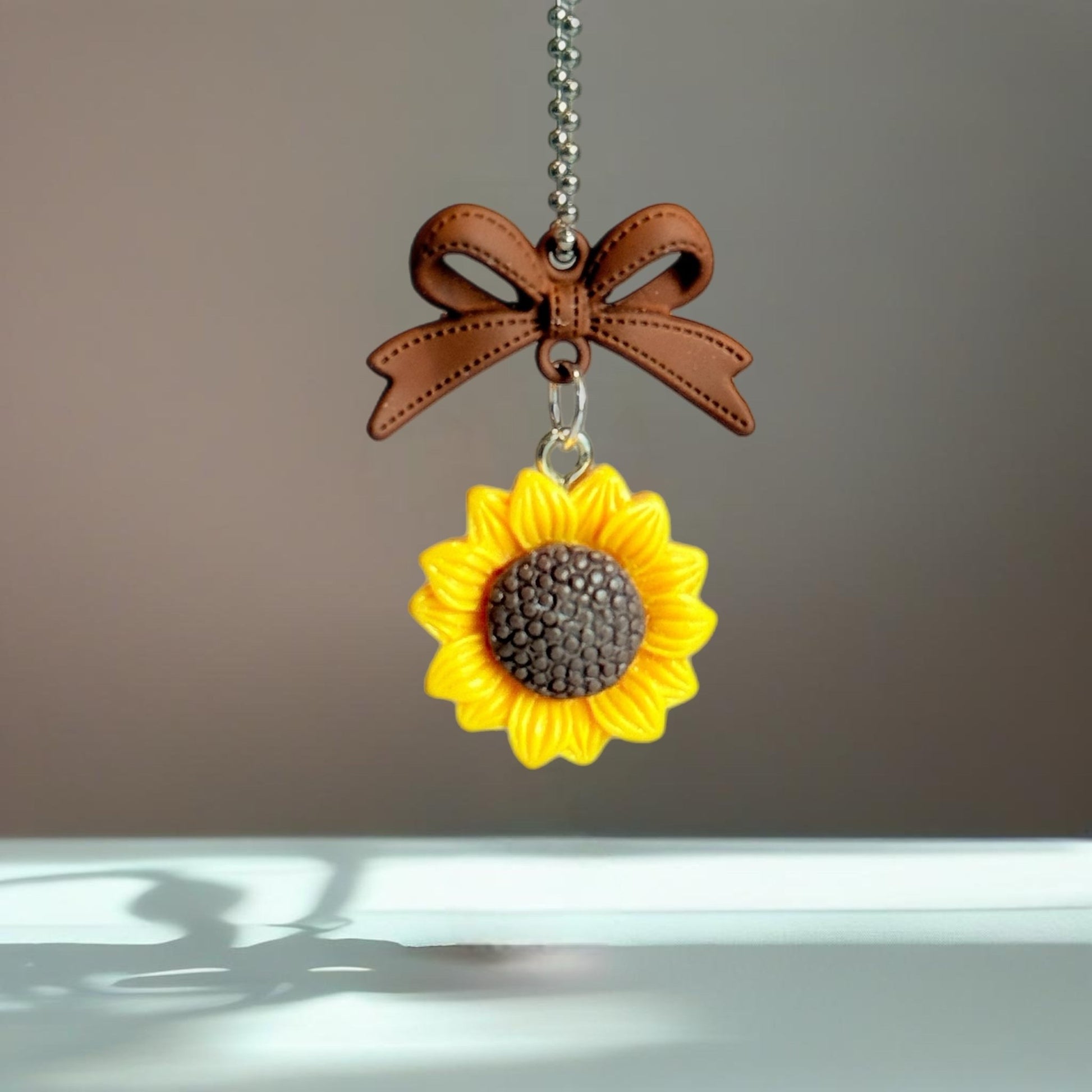 Coquette Sunflower Charm - Tumbler Handle Charm - The Nifty Little Finds - Charm - The Nifty Little Finds