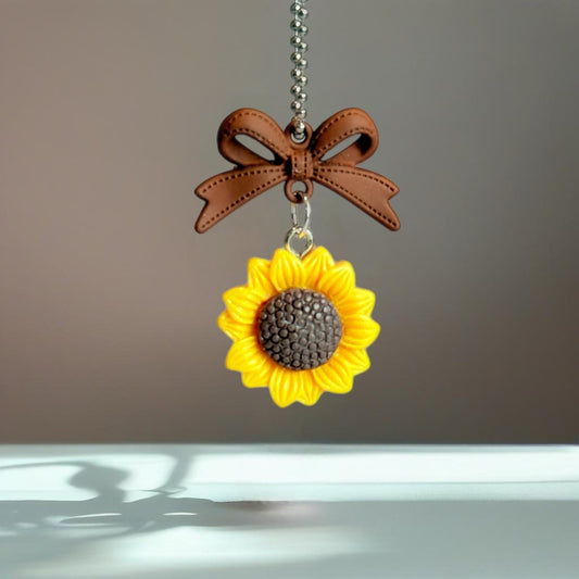 Coquette Sunflower Charm - Tumbler Handle Charm - The Nifty Little Finds - Charm - The Nifty Little Finds
