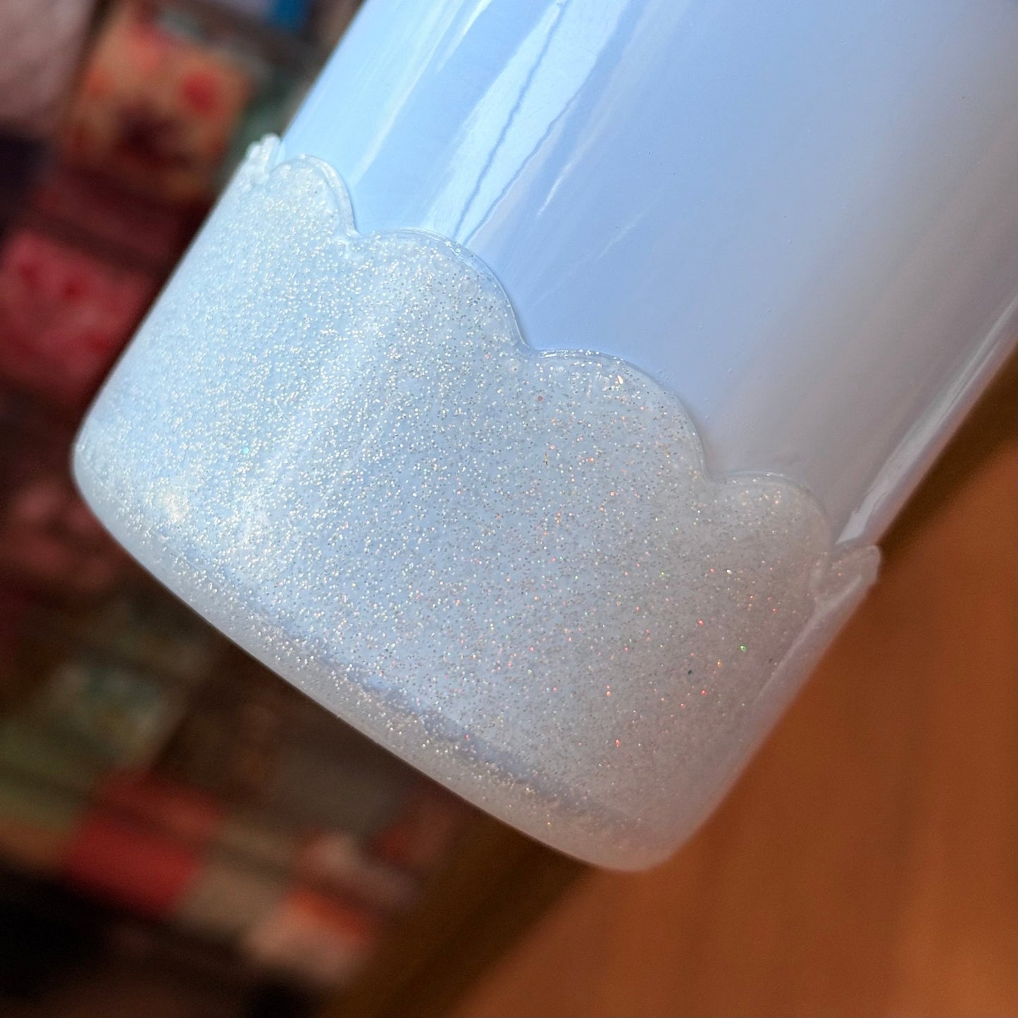 Silver Glitter Scalloped Boot - The Nifty Little Finds - Boot - The Nifty Little Finds