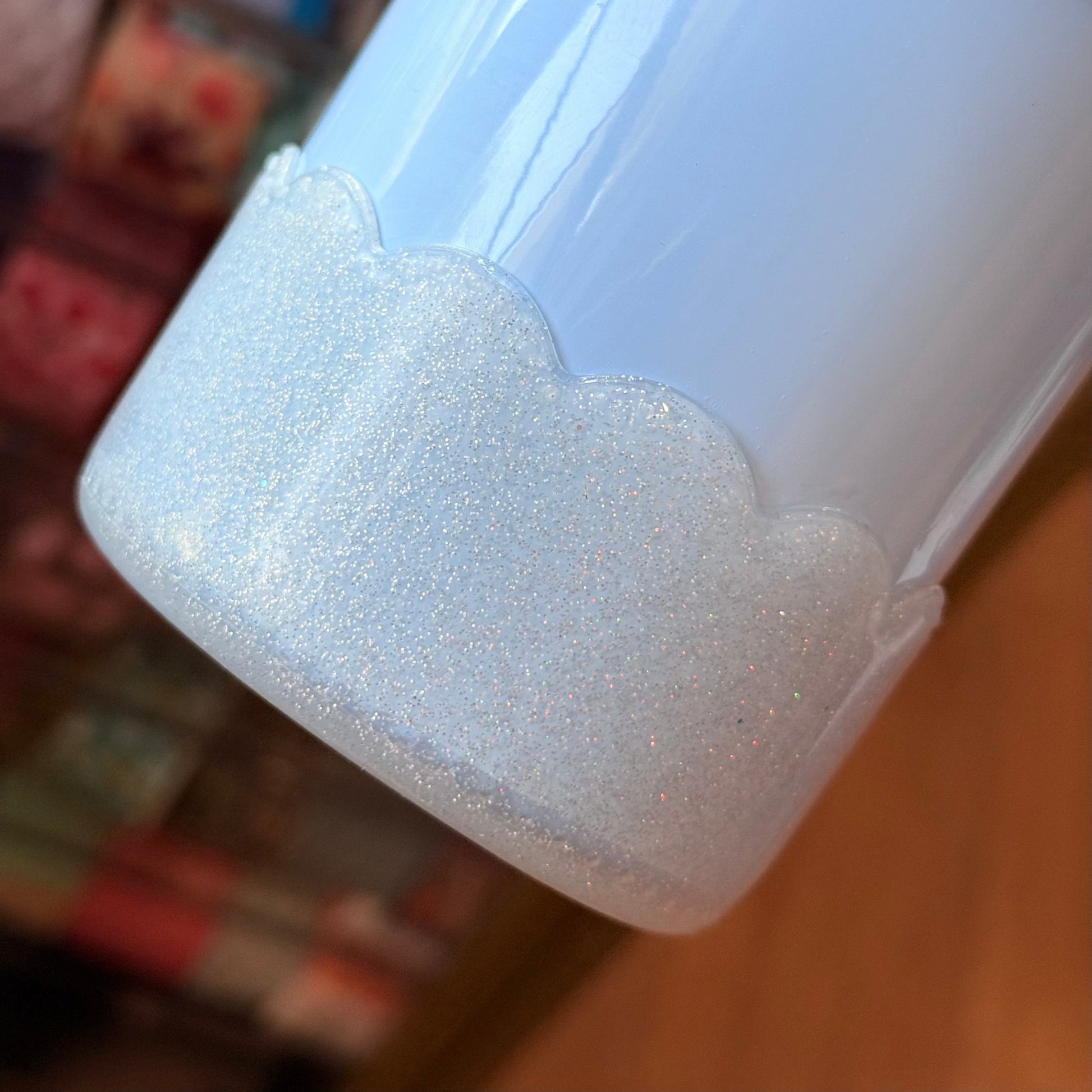 Silver Glitter Scalloped Boot - The Nifty Little Finds - Boot - The Nifty Little Finds