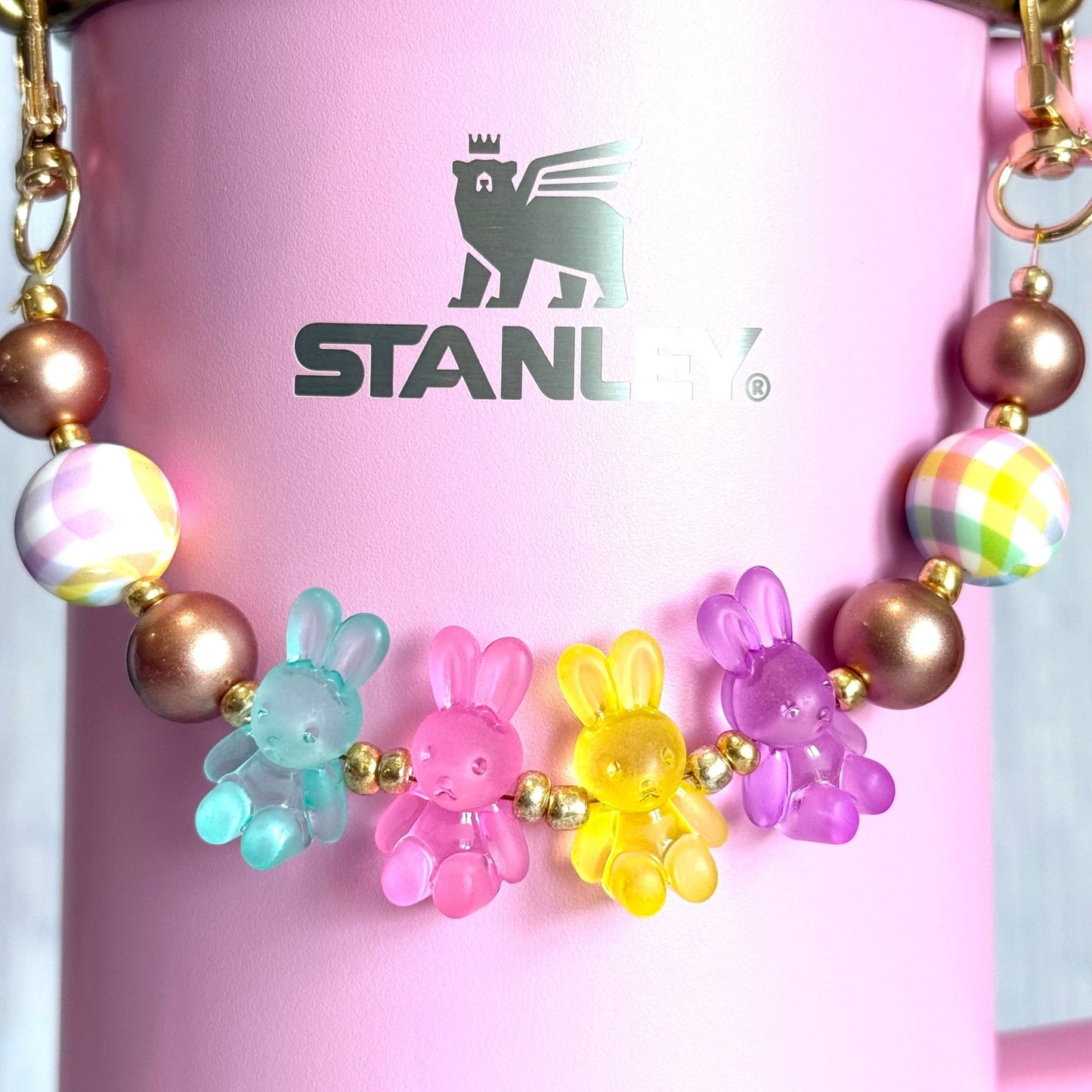 Pastel Peeps Deluxe Tumbler Charm Necklace - The Nifty Little Finds - Necklace - The Nifty Little Finds