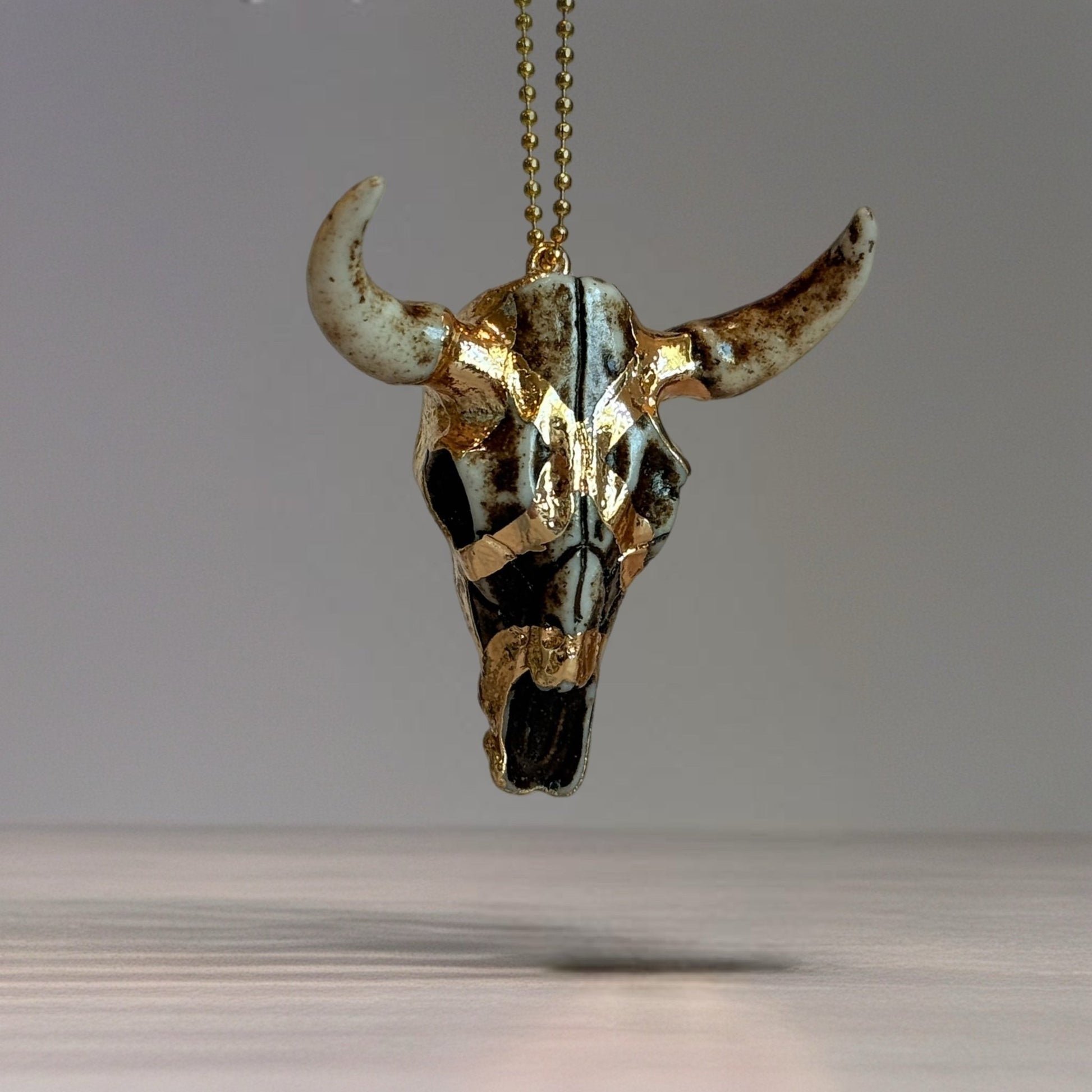 Rustic Skull Charm - Tumbler Handle Charm - The Nifty Little Finds - Charm - The Nifty Little Finds
