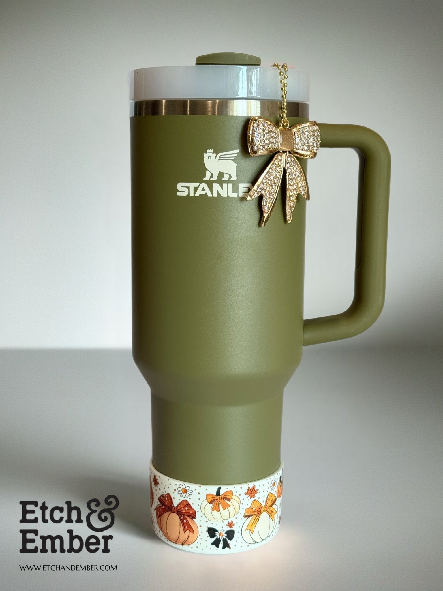 Bling Bow Deluxe Charm - Tumbler Handle Charm - The Nifty Little Finds - Charm - The Nifty Little Finds