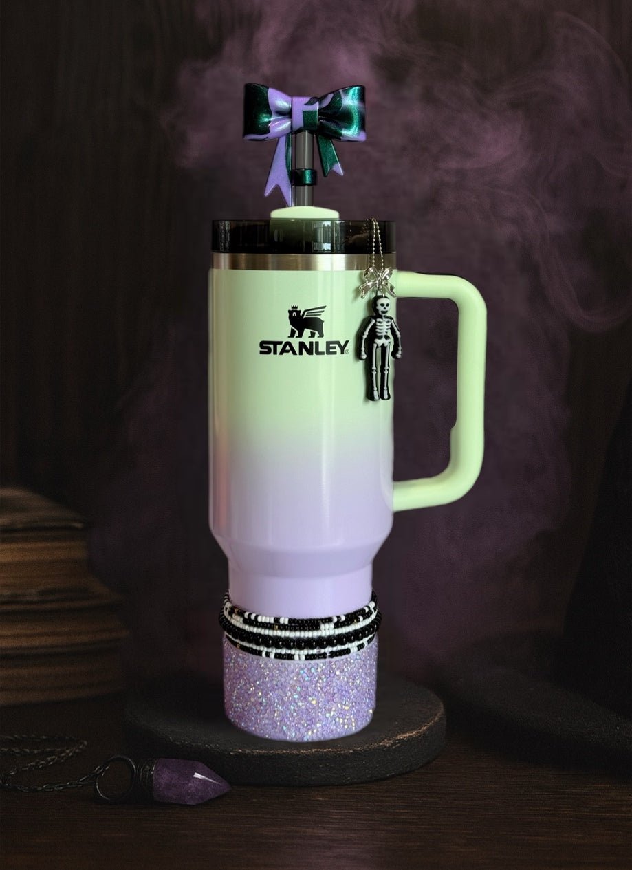 Glow in the Dark Cute Skeleton Charm - Tumbler Handle Charm - The Nifty Little Finds - Charm - The Nifty Little Finds