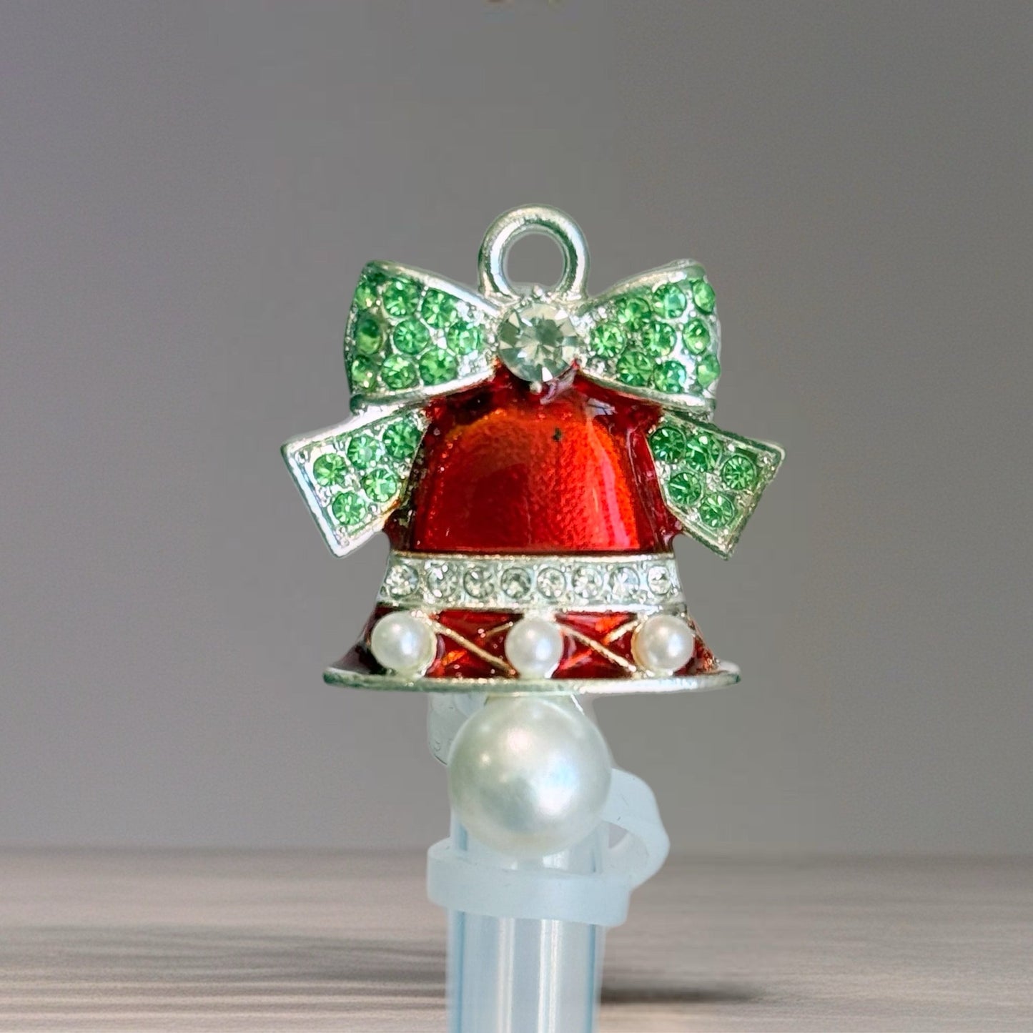 Christmas Bells Straw Topper - The Nifty Little Finds - Deluxe Straw Topper - The Nifty Little Finds