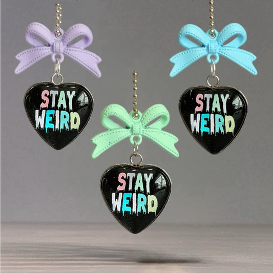 Stay Weird Charm - Tumbler Handle Charm - The Nifty Little Finds - Charm - The Nifty Little Finds