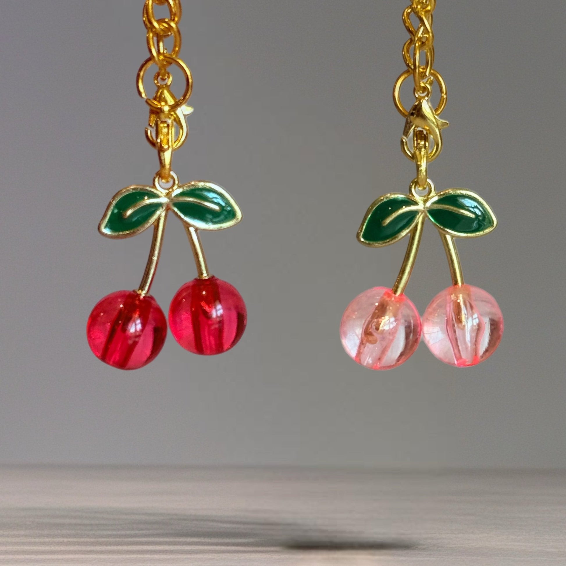 Cherry Love Charm - Tumbler Handle Charm - The Nifty Little Finds - Charm - The Nifty Little Finds