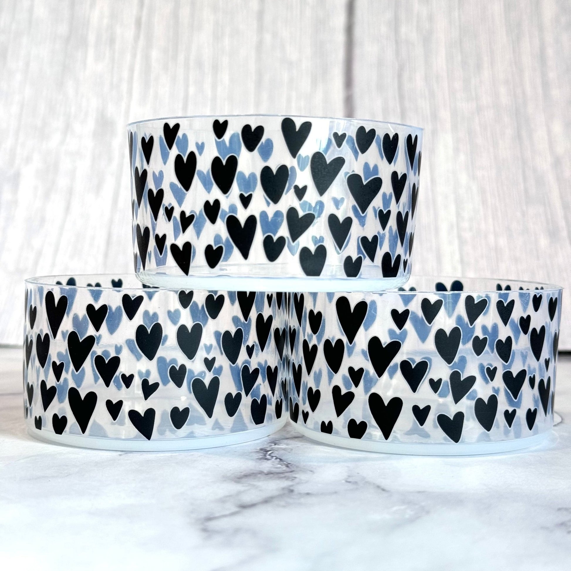 Clear Black Hearts Boot - The Nifty Little Finds - Boot - The Nifty Little Finds