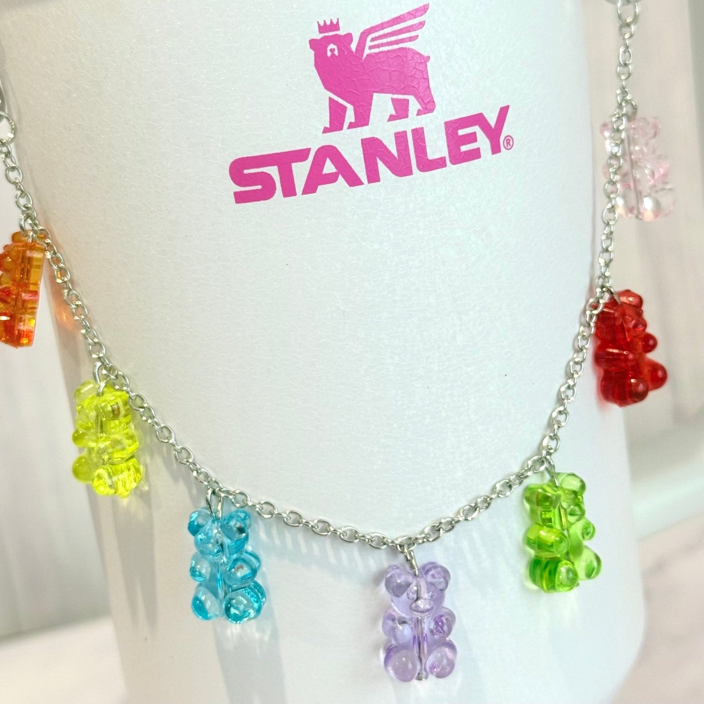 Gummy Bear Deluxe Tumbler Charm Necklace - The Nifty Little Finds - Necklace - The Nifty Little Finds